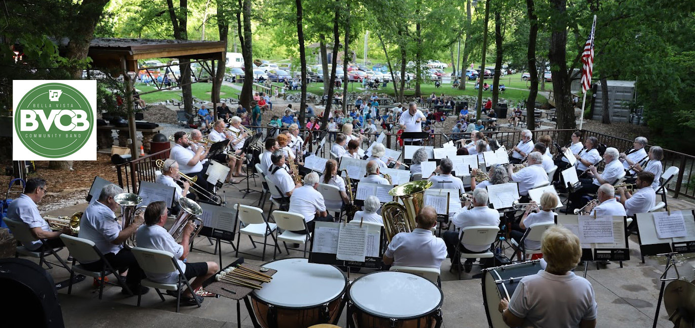 BELLA VISTA COMMUNITY BAND PERFORMING WITH LOGO